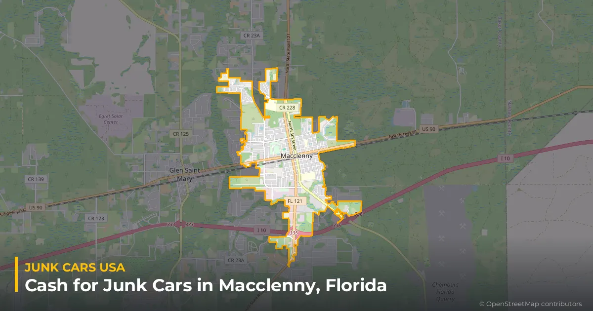 Macclenny, FL service area map