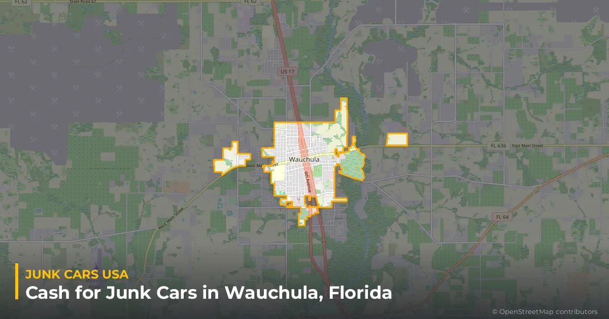Wauchula, FL service area map