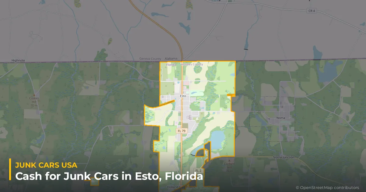 Esto, FL service area map