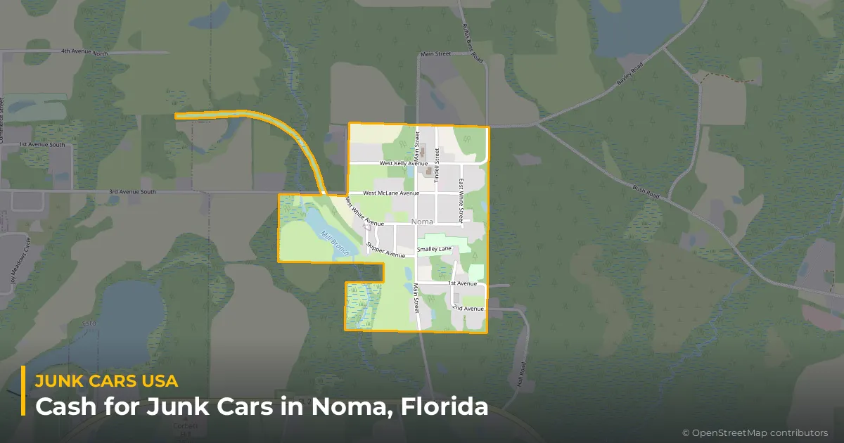 Noma, FL service area map
