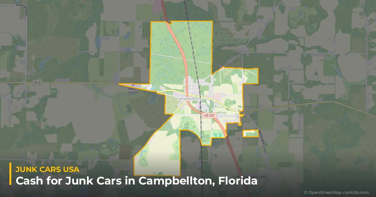 Campbellton, FL service area map