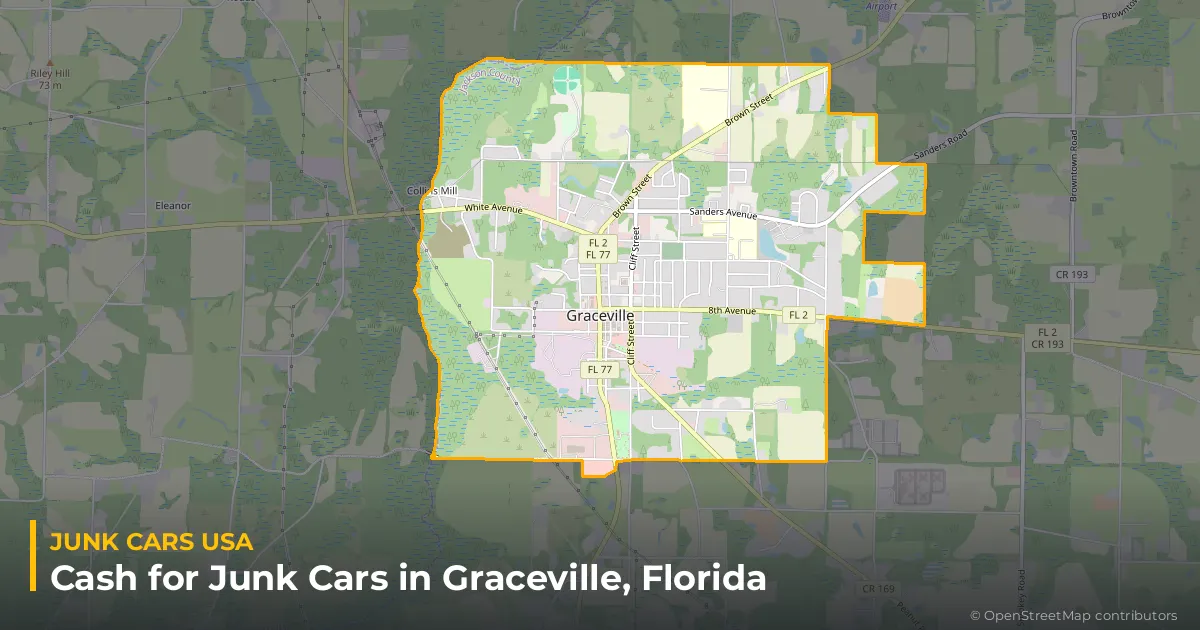 Graceville, FL service area map