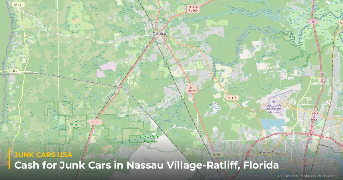 Nassau Village-Ratliff, FL service area map