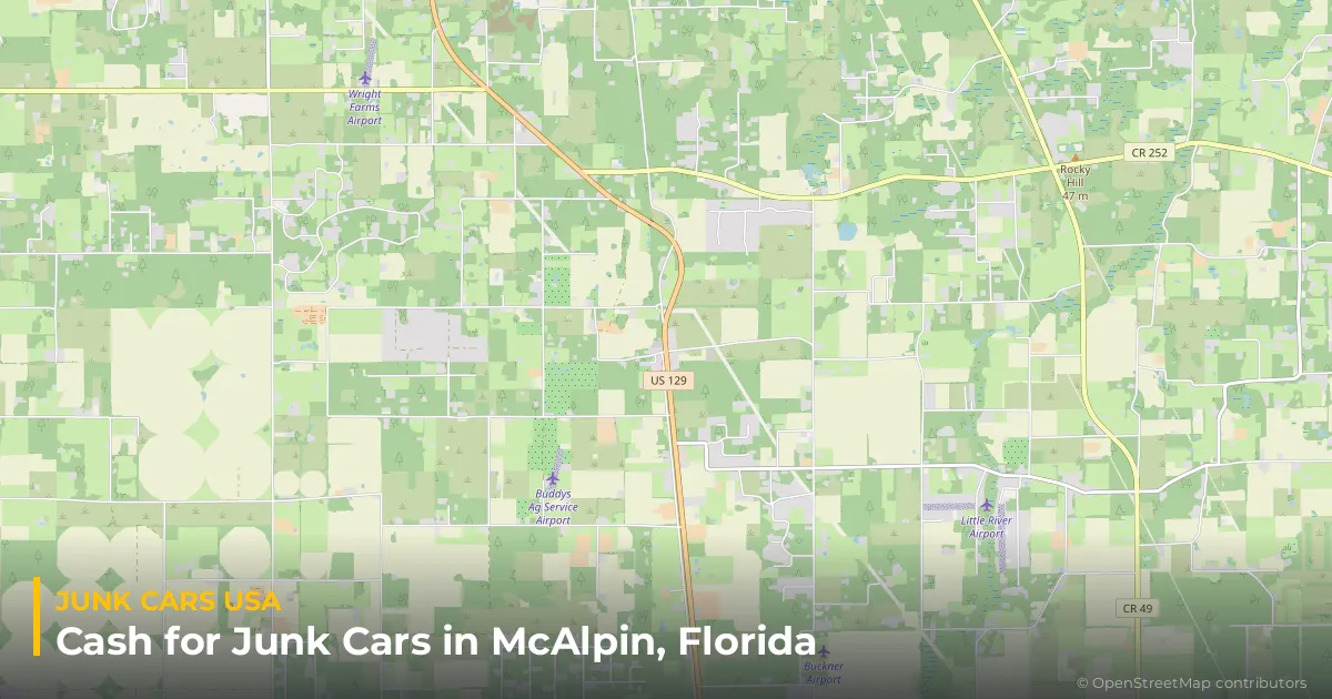 McAlpin, FL service area map