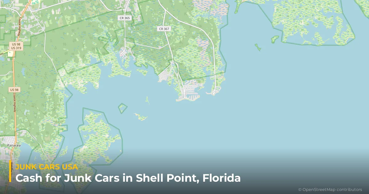 Shell Point, FL service area map