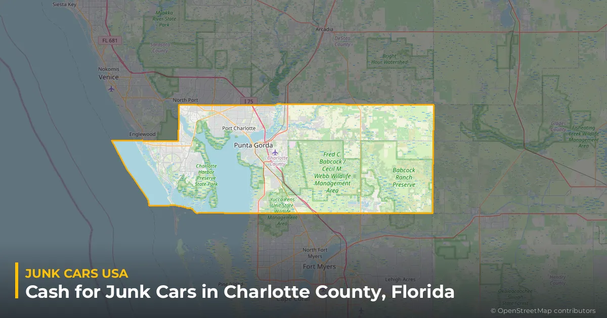 Charlotte County, FL service area map