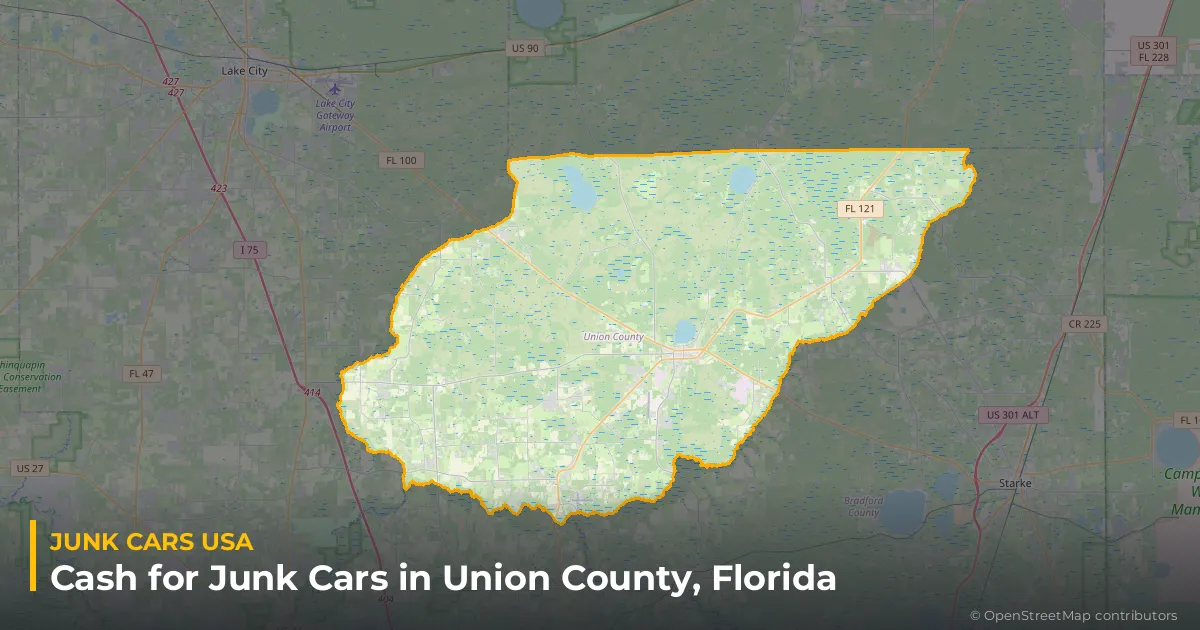 Union County, FL service area map