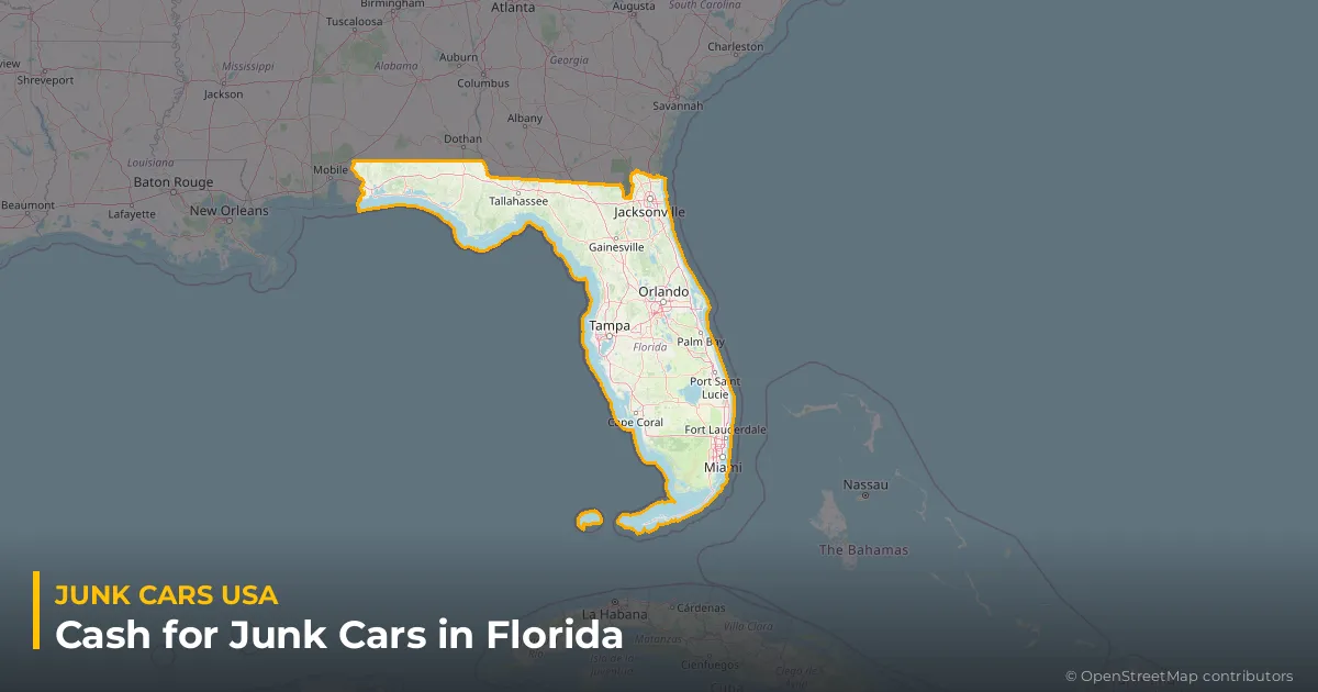 Florida service area map